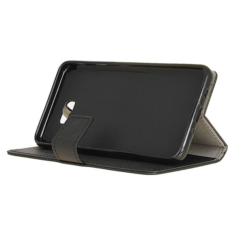 Wallet Leather Stand Case for Samsung Galaxy On8 - Black-4