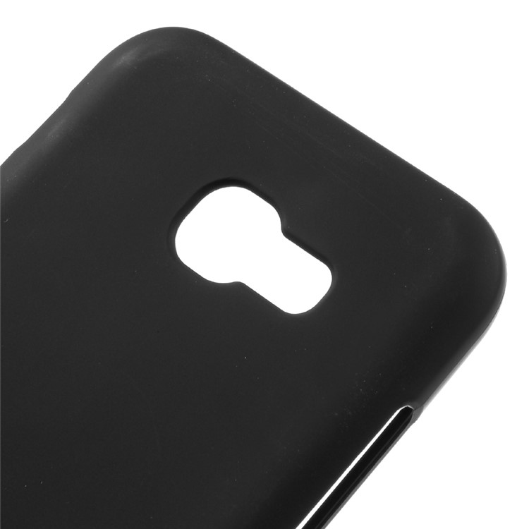 Frosted TPU Soft Phone Case for Samsung Galaxy A5 (2017) - Black-3