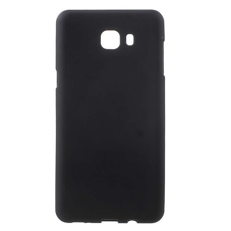 Anti-fingerprint Frosted TPU Gel Case for Samsung Galaxy C9 Pro - Black-1