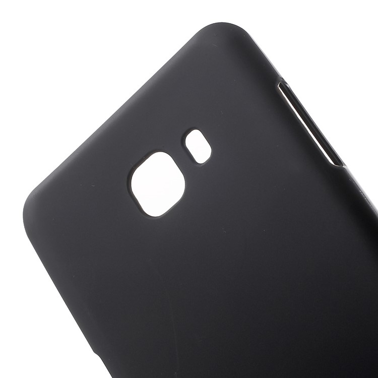 Anti-fingerprint Frosted TPU Gel Case for Samsung Galaxy C9 Pro - Black-5
