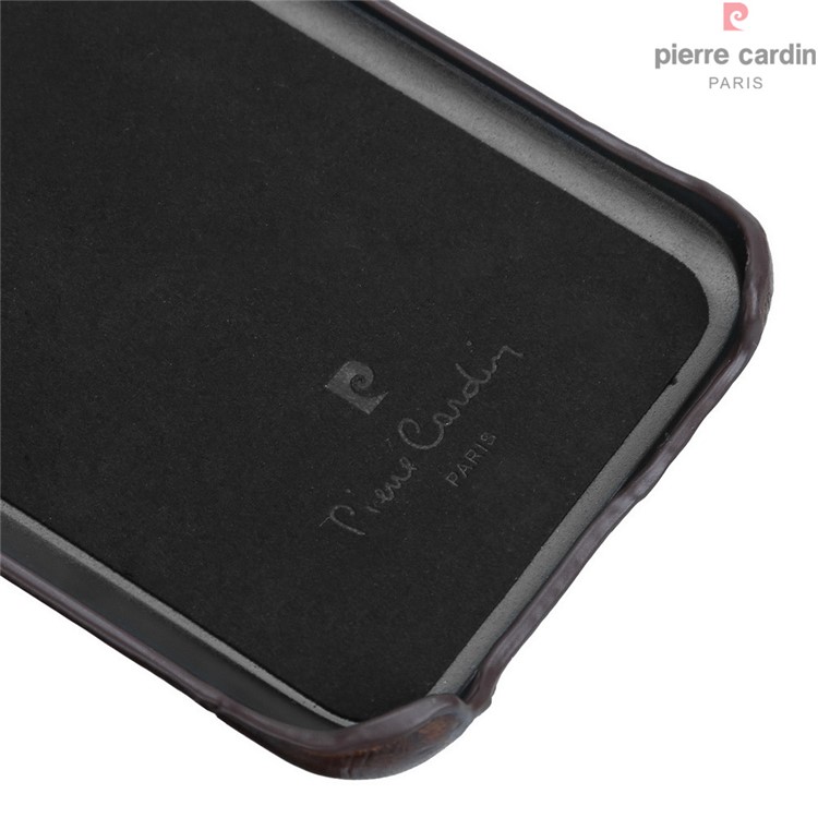 PIERRE CARDIN Genuine Leather Coated Hard Case for Samsung Galaxy S7 G930 PCL-P03 - Black-9
