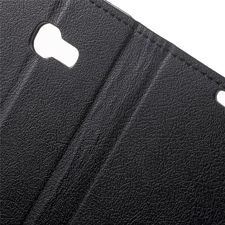 Wallet Leather Stand Case for Samsung Galaxy A3 (2017) - Black-6