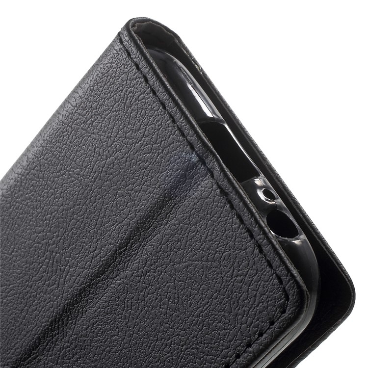 Wallet Leather Stand Case for Samsung Galaxy A3 (2017) - Black-8
