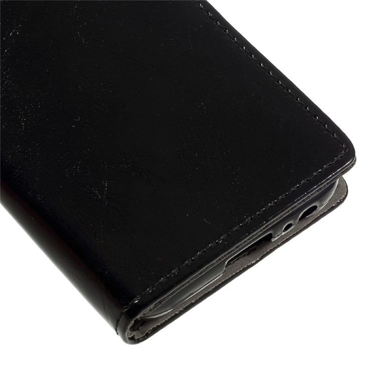 Crazy Horse Wallet Leather Case for Samsung Galaxy A3 (2017) - Black-7