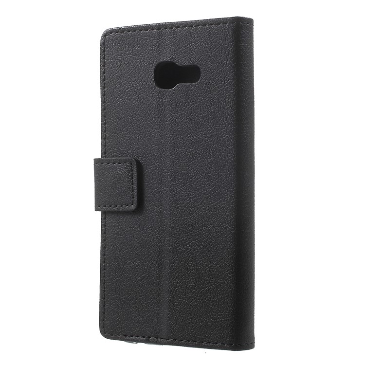 Wallet Leather Stand Case for Samsung Galaxy A5 (2017) - Black-2