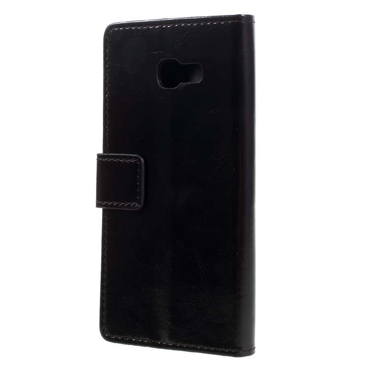 Crazy Horse Wallet Stand Leather Case for Samsung Galaxy A5 (2017) - Black-2