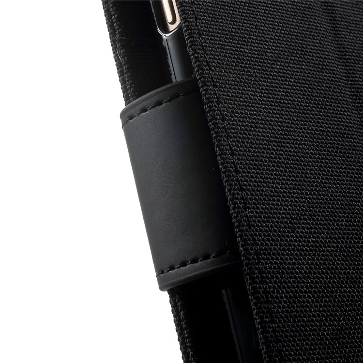 MERCURY GOOSPERY Canvas Diary Leather Cover for Samsung Galaxy J7 Prime/On7 2016 - Black-8