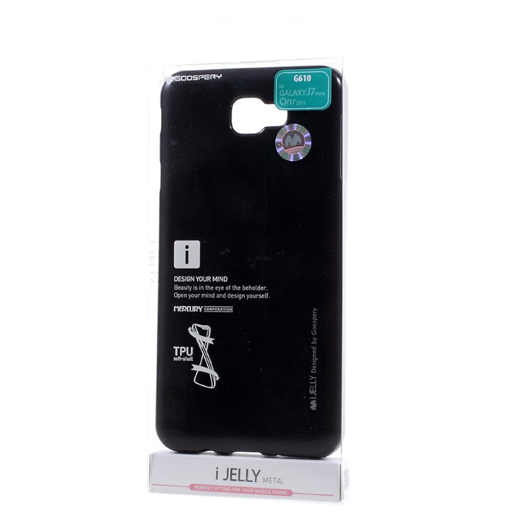 MERCURY GOOSPERY i JELLY TPU Case for Samsung Galaxy On7 2016/J7 Prime - Black-6