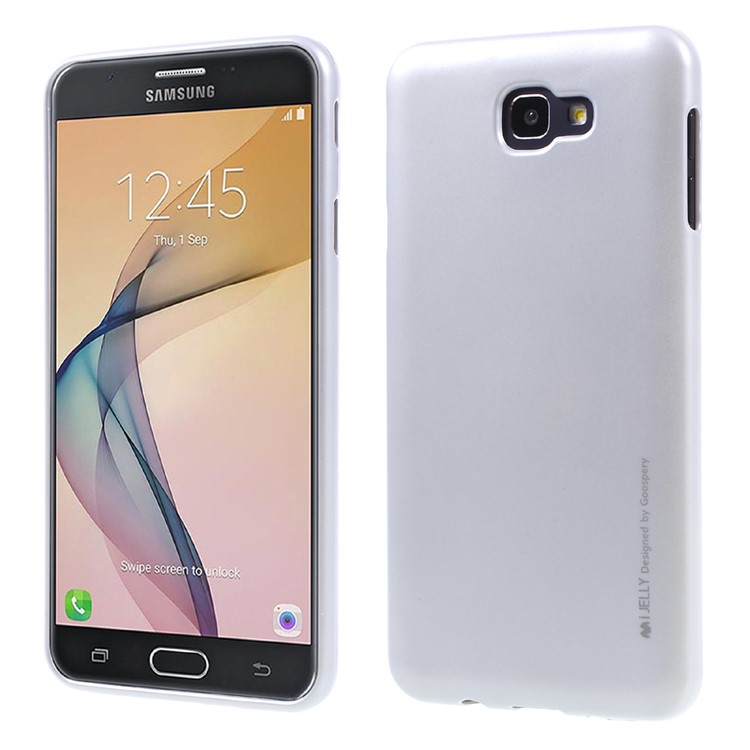 

MERCURY GOOSPERY i JELLY TPU Shell Case for Samsung Galaxy On7 2016/J7 Prime - White