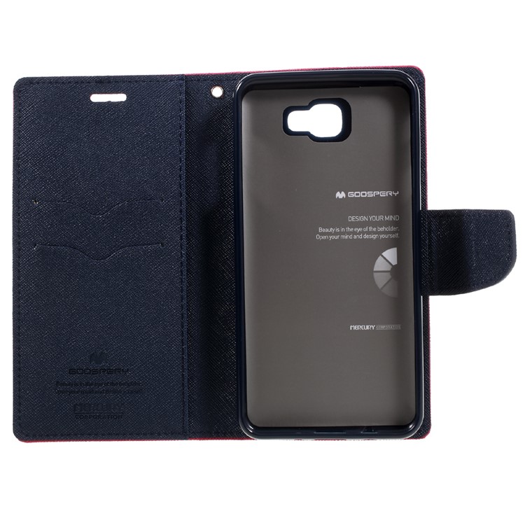 MERCURY GOOSPERY Fancy Diary Wallet Leather Case for Samsung Galaxy J7 Prime/On7 2016 - Rose-10