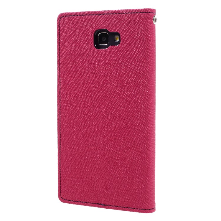 MERCURY GOOSPERY Fancy Diary Wallet Leather Case for Samsung Galaxy J7 Prime/On7 2016 - Rose-2