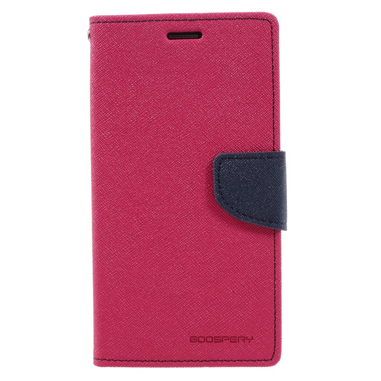 MERCURY GOOSPERY Fancy Diary Wallet Leather Case for Samsung Galaxy J7 Prime/On7 2016 - Rose-3