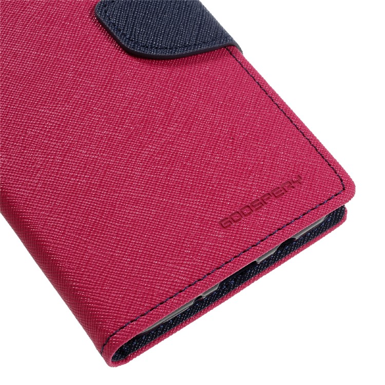 MERCURY GOOSPERY Fancy Diary Wallet Leather Case for Samsung Galaxy J7 Prime/On7 2016 - Rose-7