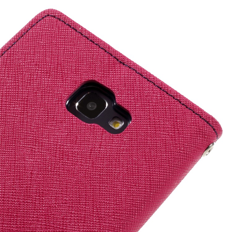 MERCURY GOOSPERY Fancy Diary Wallet Leather Case for Samsung Galaxy J7 Prime/On7 2016 - Rose-8