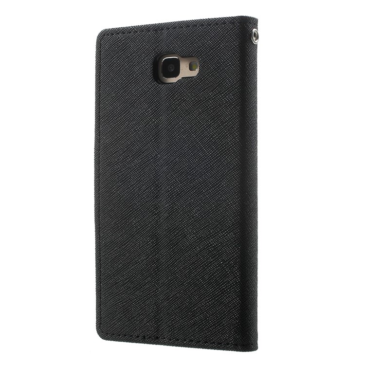 MERCURY GOOSPERY Fancy Diary Leather Flip Case for Samsung Galaxy J5 Prime/On5 2016 - Black-2