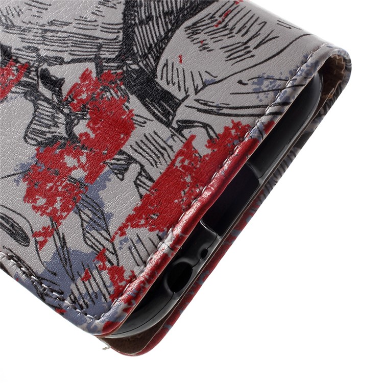 Patterned Leather Wallet Case for Samsung Galaxy A5 (2017) - Statue of Liberty-8