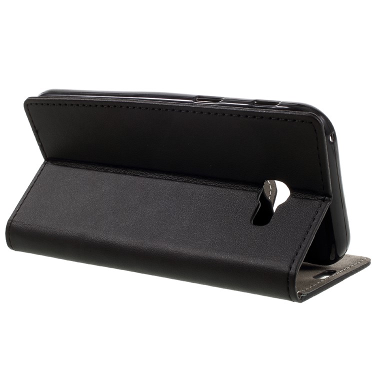 Wallet Stand Leather Phone Case for Samsung Galaxy A5 (2017) - Black-5