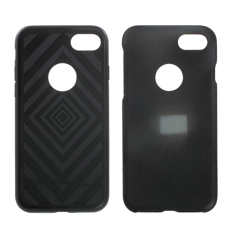 MOTOMO 2-in-1 TPU + PC Shockproof Hybrid Case for iPhone 7 4.7 inch - Black-7