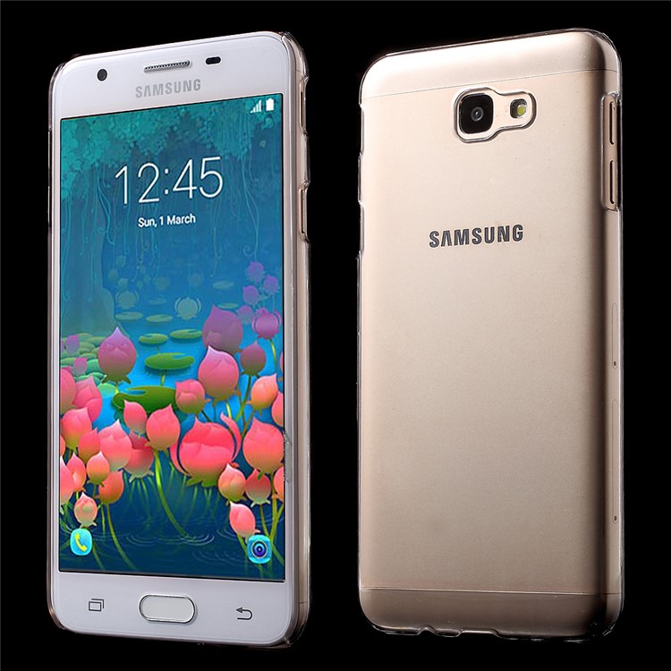 Crystal Clear Plastic Phone Case Accessory for Samsung Galaxy On5 2016 / J5 Prime-1