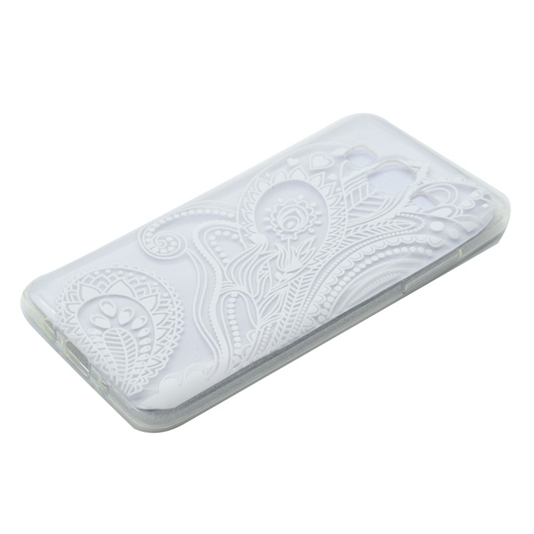 Pattern Printing TPU Case for Samsung Galaxy On7 - Paisley Flowers-2