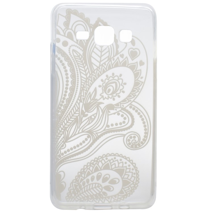 Pattern Printing TPU Case for Samsung Galaxy On7 - Paisley Flowers-4
