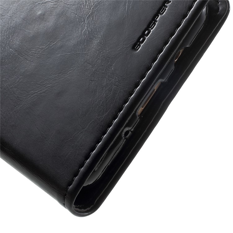 MERCURY GOOSPERY Blue Moon Leather Wallet Case for Samsung Galaxy J7 Prime/On7 2016 - Black-8