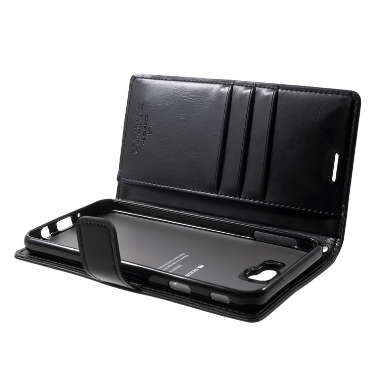 MERCURY GOOSPERY Blue Moon Leather Wallet Case for Samsung Galaxy J7 Prime/On7 2016 - Black-9