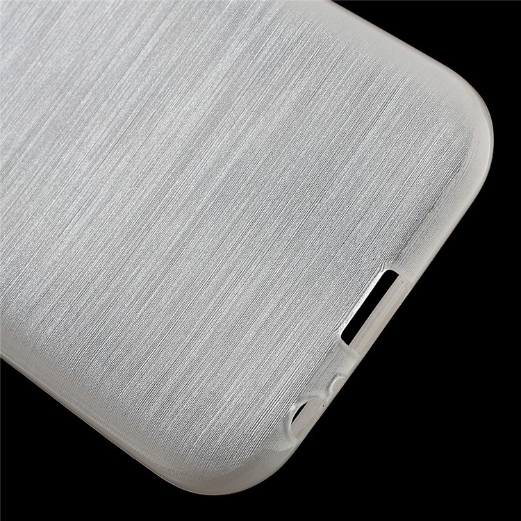 Glossy Outer Brushed Inner TPU Case for Samsung Galaxy A3 (2017) - White-4