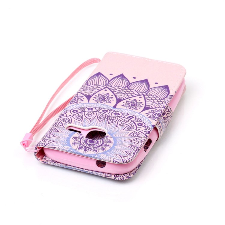 Pattern Design Wallet Leather Case for Samsung Galaxy J1 mini - Mandala Pattern-6