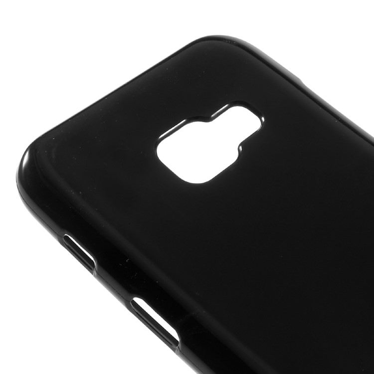 Solid Color Jelly TPU Case for Samsung Galaxy A3 (2017) - Black-3