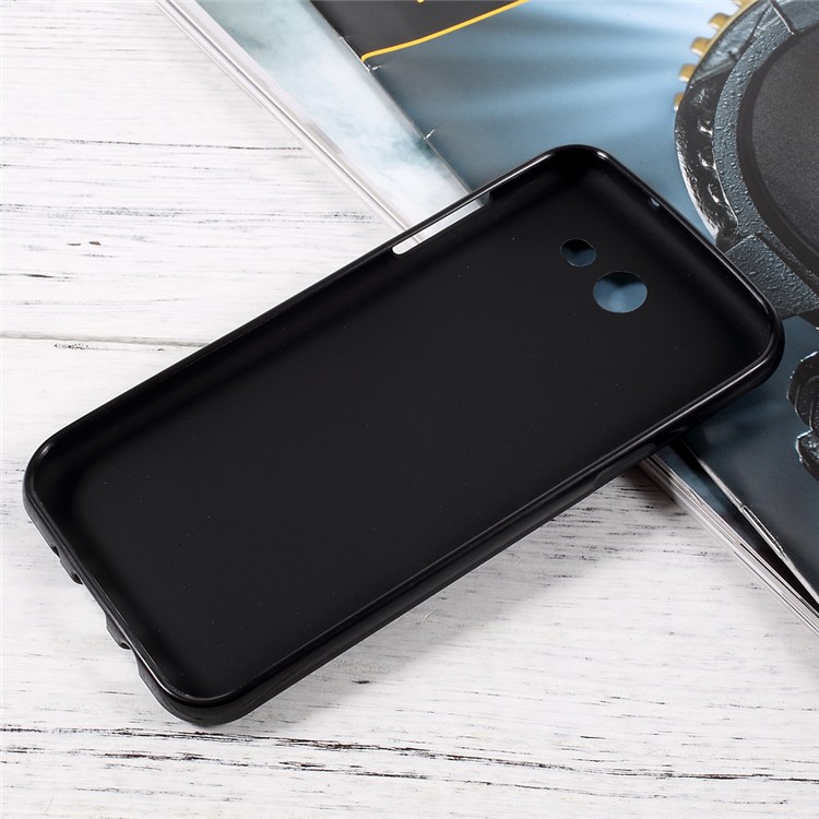 Double-sided Matte TPU Case for Samsung Galaxy J3 (2017) - Black-2