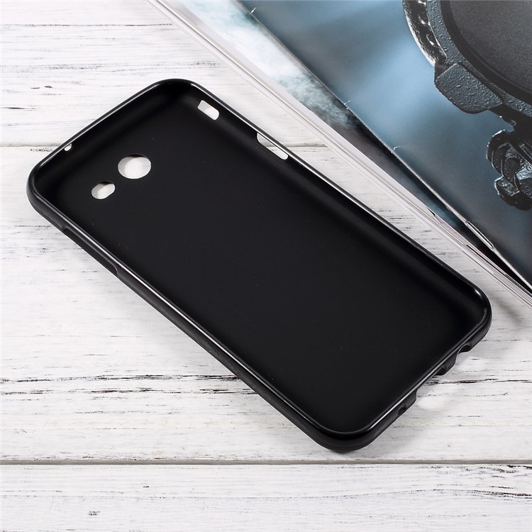 Double-sided Matte TPU Case for Samsung Galaxy J3 (2017) - Black-3