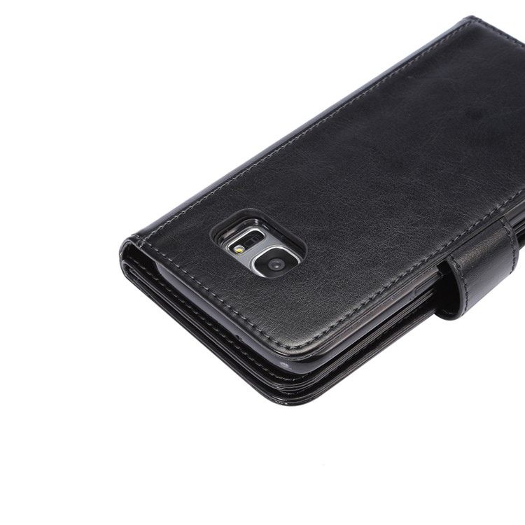 Detachable 9 Card Slots Leather Wallet Case for Samsung Galaxy S7 Edge G935 - Black-10