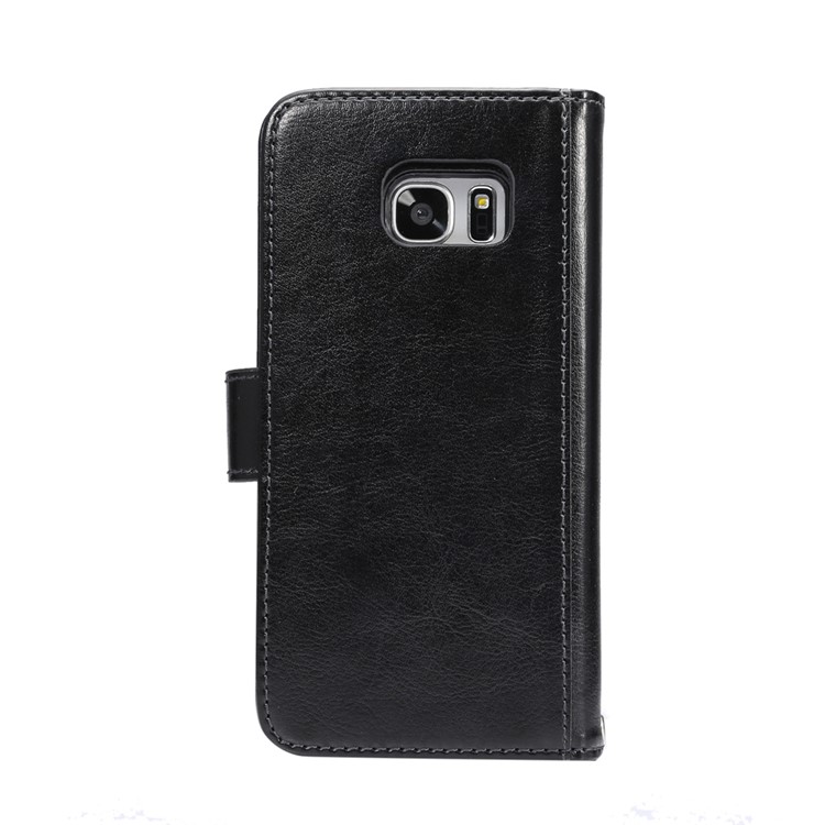 Detachable 9 Card Slots Leather Wallet Case for Samsung Galaxy S7 Edge G935 - Black-3