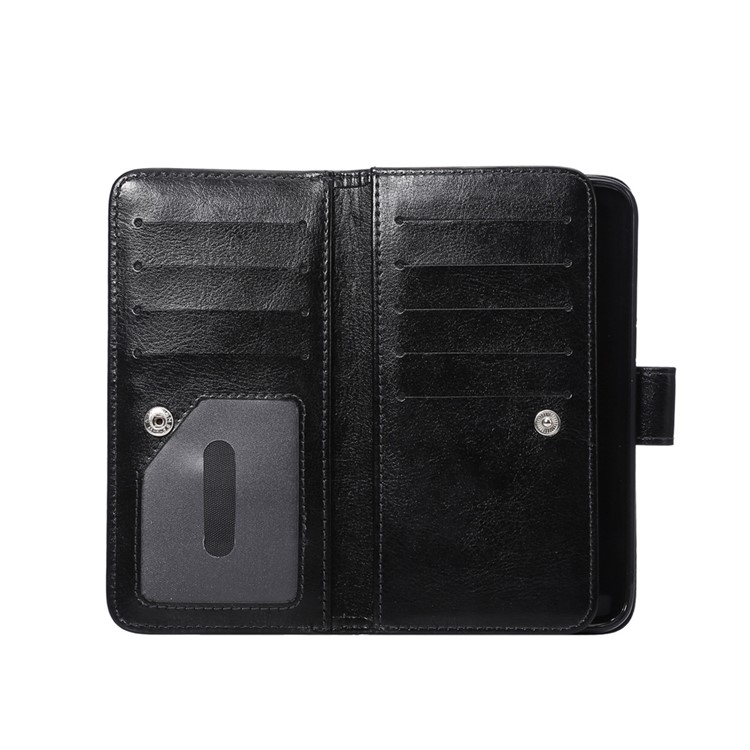 Detachable 9 Card Slots Leather Wallet Case for Samsung Galaxy S7 Edge G935 - Black-5