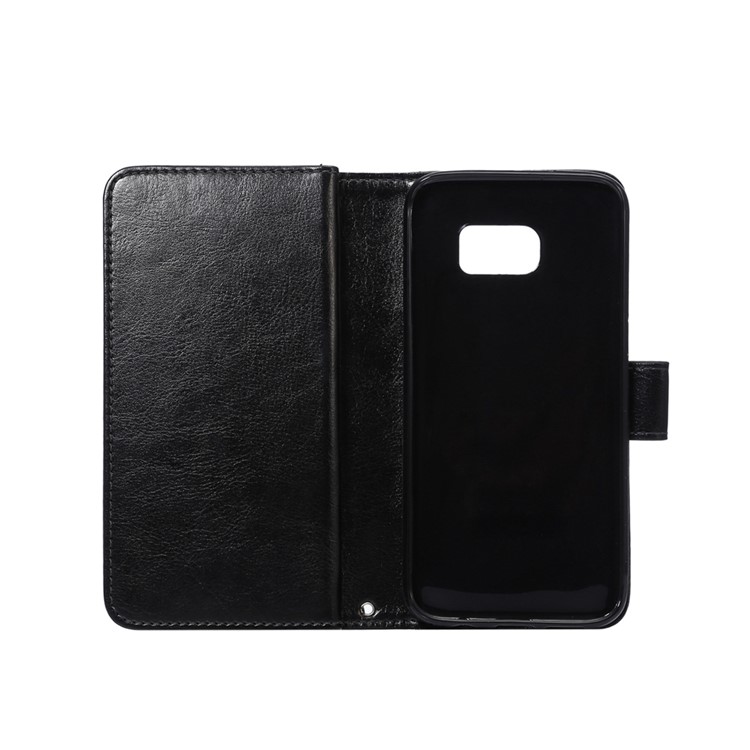 Detachable 9 Card Slots Leather Wallet Case for Samsung Galaxy S7 Edge G935 - Black-8