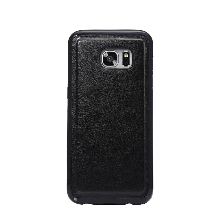 Detachable 9 Card Slots Leather Wallet Case for Samsung Galaxy S7 Edge G935 - Black-9
