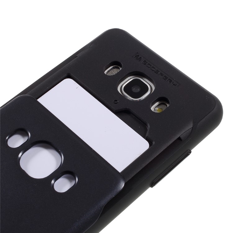 MERCURY GOOSPERY Sky Slide Bumper Case for Samsung Galaxy J5 (2016) J510 PC TPU Hybrid Cover - Black-6