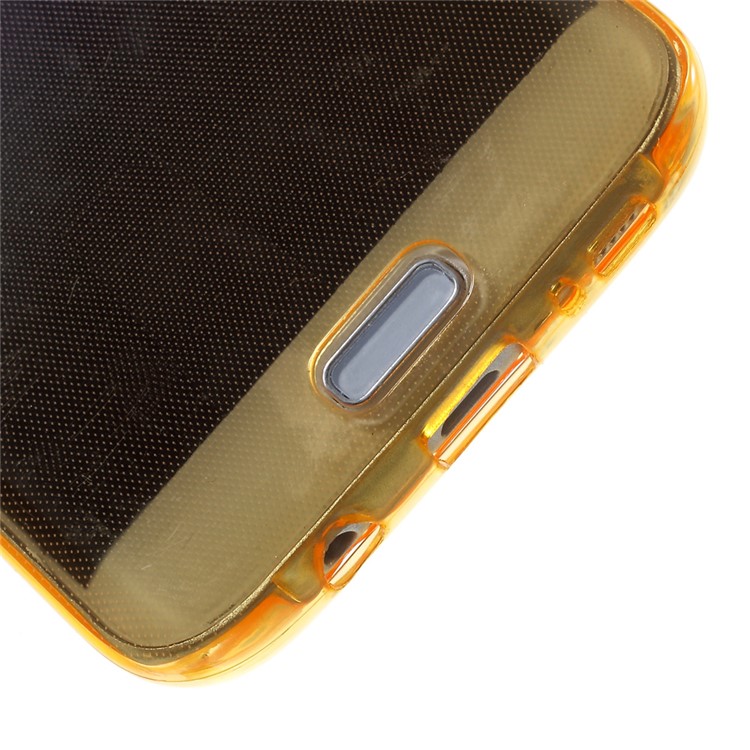 Gradient Color Touchable Front + Back 2-Piece TPU Gel Case for Samsung Galaxy S7 Edge G935 - Rose / Yellow-5