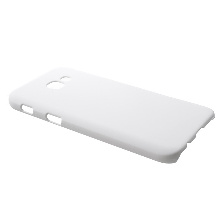 Rubberized Hard Shell Case for Samsung Galaxy A5 (2017) - White-3