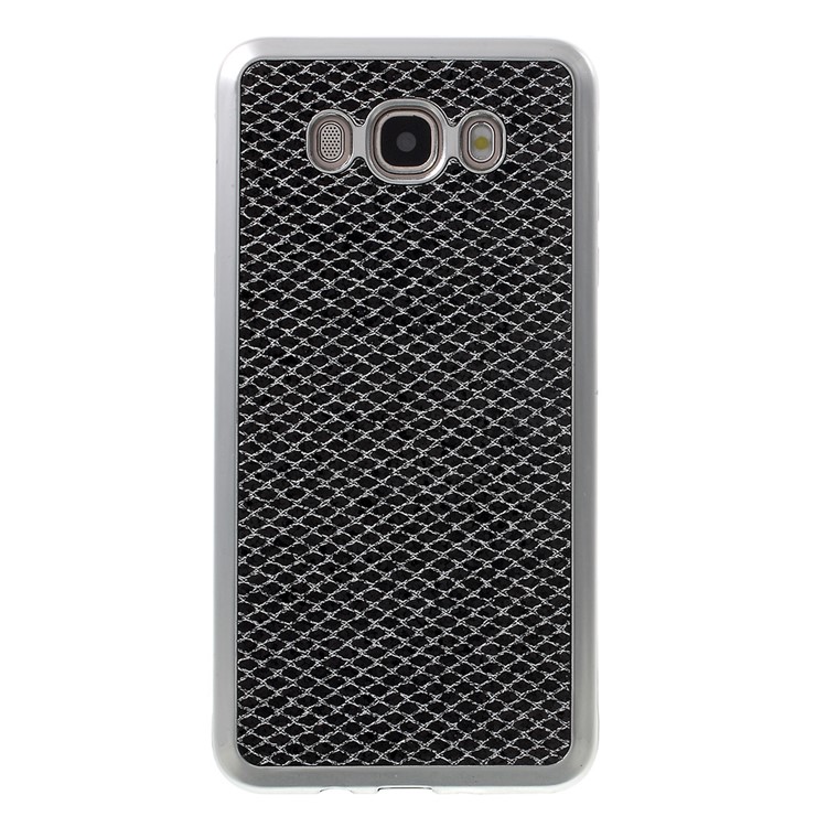 Glittery Sequins Electroplating TPU Back Case for Samsung Galaxy J7 (2016) - Black-2