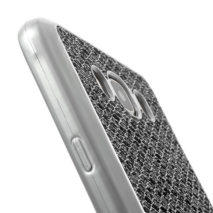 Glittery Sequins Electroplating TPU Back Case for Samsung Galaxy J7 (2016) - Black-5