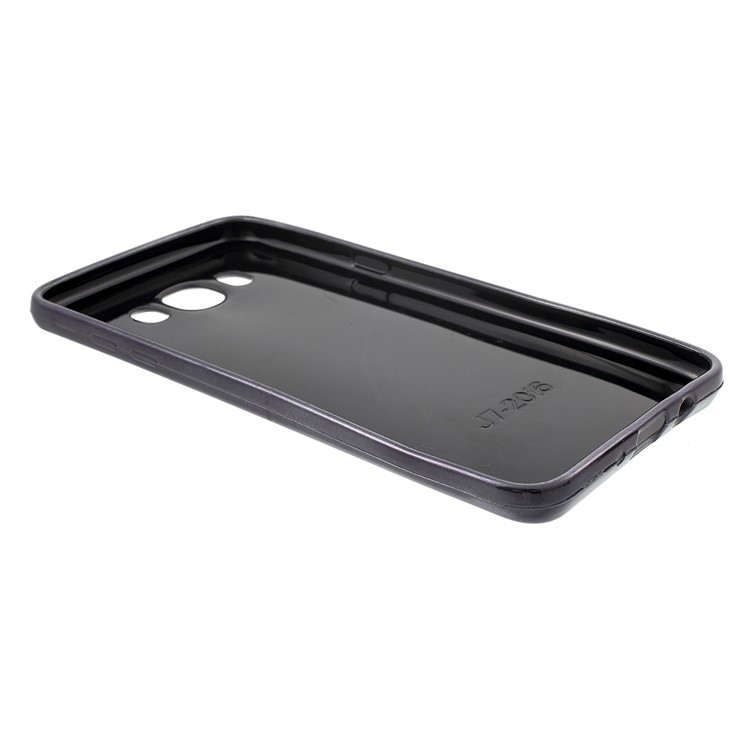 Branch Design Glitter Powder Plating TPU Case for Samsung Galaxy J5 (2016) SM-J510 - Black-3