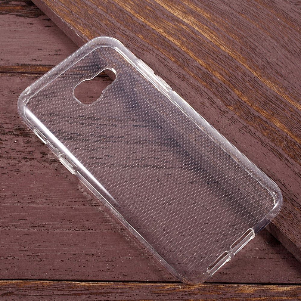 Clear Glossy TPU Gel Case for Samsung Galaxy A3 (2017) Watermark Resistant - Transparent-3