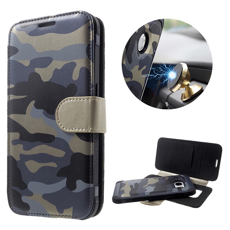 coque samsung s7 camouflage porte carte