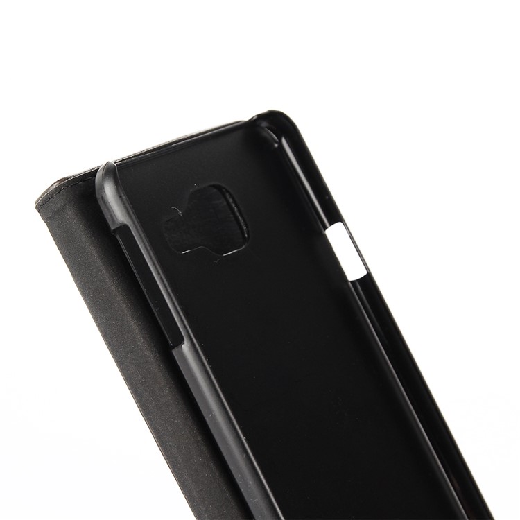 Caixa De Couro De Estilo Retro Caixa De Telefone Celular Para Samsung Galaxy A5 (2017) - Preto-10