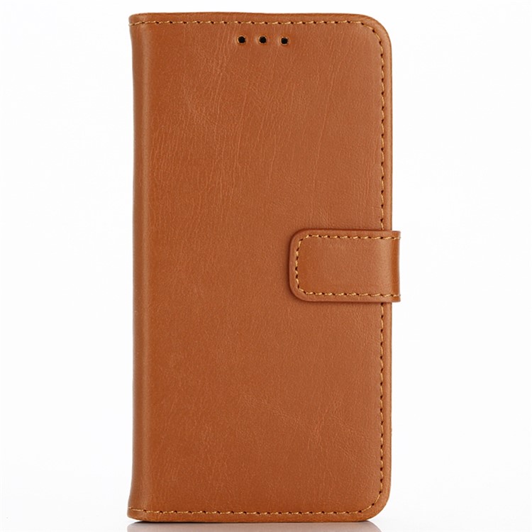 Retro Style Leather Stand Card Slots Cover for Samsung Galaxy A5 (2017) - Brown-2