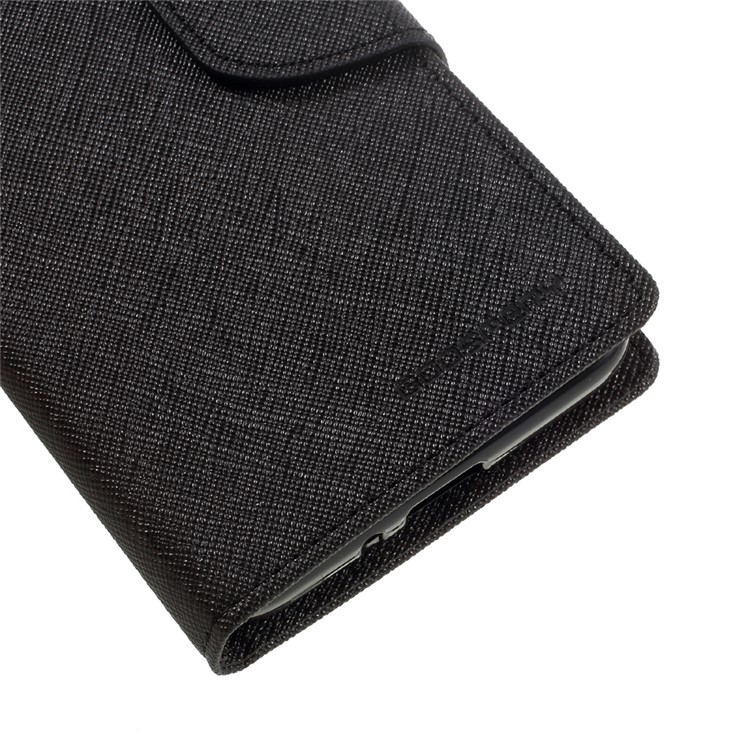 MERCURY GOOSPERY Fancy Diary Leather Case for Samsung Galaxy J2 Prime - Black-7
