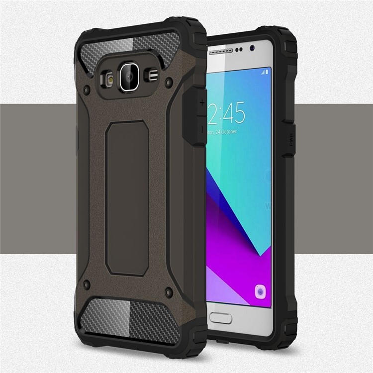 

Броню Защитный Пластик + ТПУ Гибридный Телефон Чехол Для Samsung Galaxy J2 Prime - Кофе, Galaxy J2 Prime