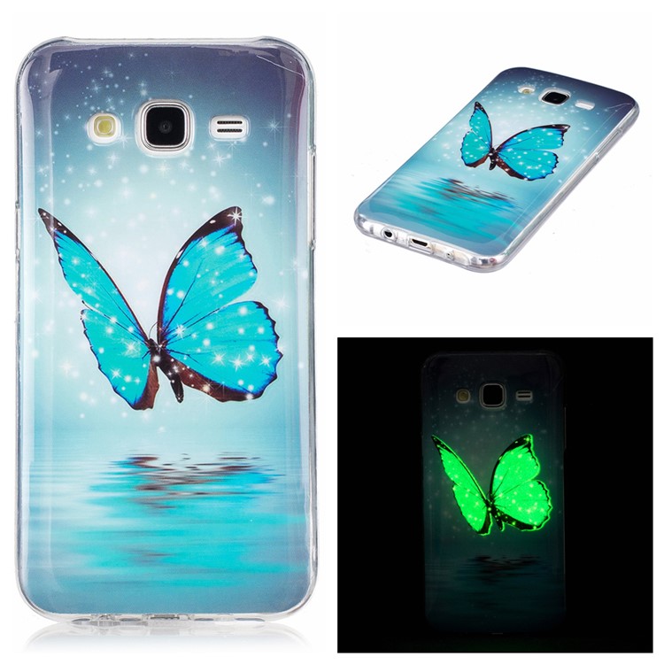 Имд рисунком светящиеся мобильные корпуса(тпу) для samsung галактики